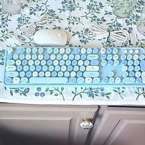NWOT Retro style keyboard and mouse